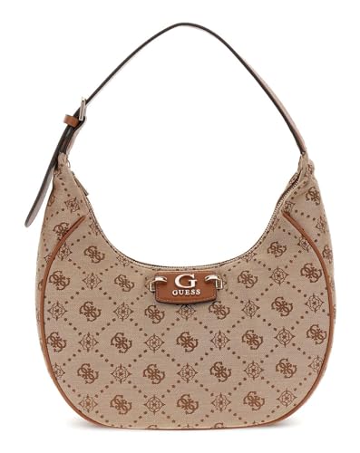 Sac GUESS Neda Hobo latte logo idéal pour vos sorties en ville