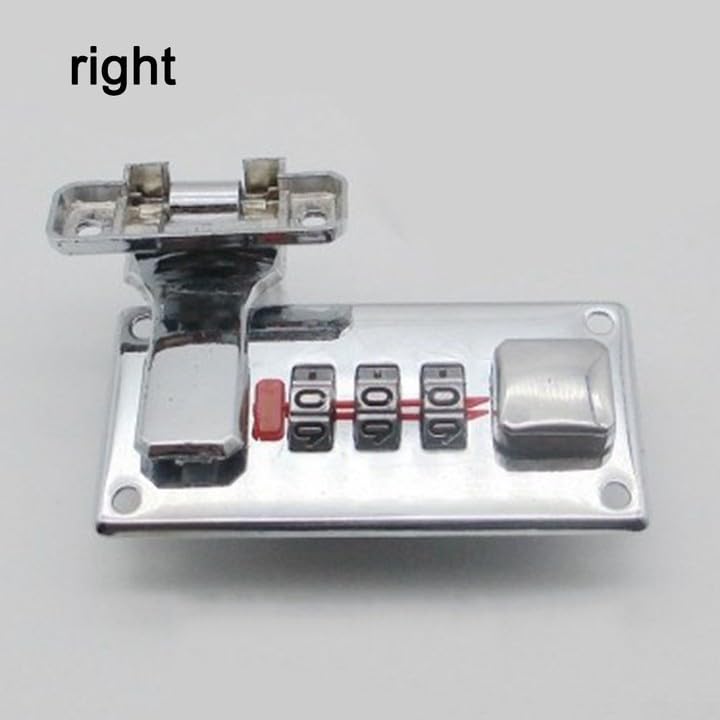 1Set Tool Box Hasp, Luggage Combination Lock, Suitcase Combination Lock - Image 2