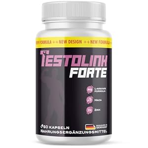 Testolink Forte Capsules | met L-arginine, L-citrulline en maca | eenvoudig in gebruik | inhoud 60 capsules