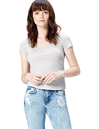 Activewear - LLG1- 09 - T-Shirt - Femme - Gris (Light Heather Grey) - M Cover