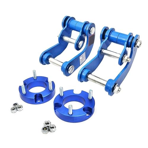 Compatible With Toyota Hilux Compatible With VIGO 2005-2014 Front Strut Absorber Spacers & Rear Comfort G-Shackle Lift Kit 2