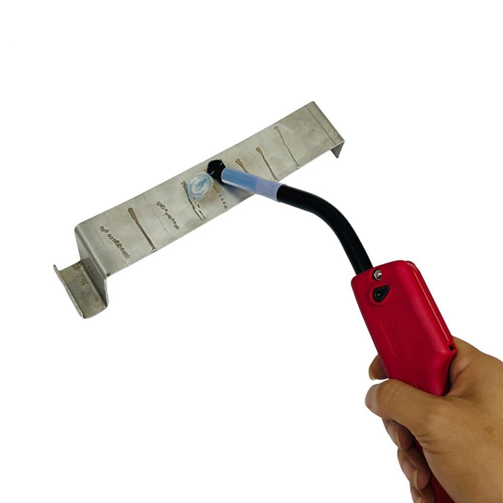 DAZZLEEX Cabezal de cepillo de limpieza de cuentas de soldadura M10, suministro de líquido de gas de acero inoxidable para equipos de soldadura industriales de metalurgia, 1 paquete (8 m)