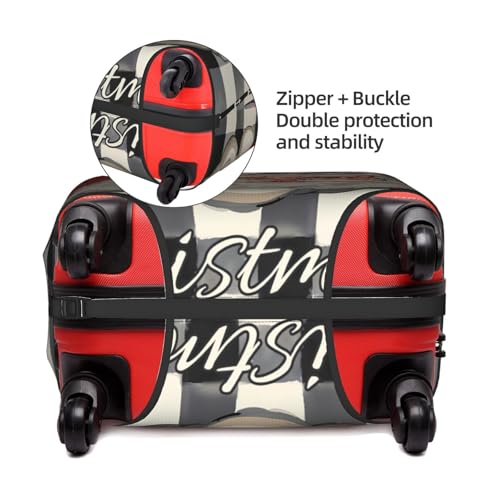 Travel Luggage Cover Merry Christmas Snowman Fashion Washable Baggage Suitcase Protector Fit For Luggage X-Large3