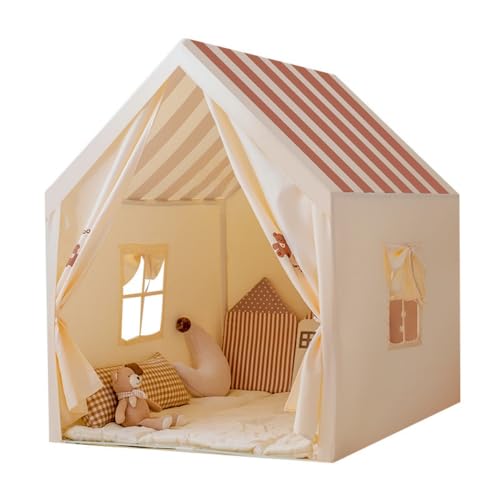 KCNN キッズテント子供用テント テント 子供用 室内用 屋内用テント 子供用ソーシャルテント 軽くて通気性 親が情操を育む親子スペース 幼い頃から子供の実践能力を育む 寝室やリビングに ボールプール 秘密基地 誕生日・子どもの日・出産祝いのプレゼントに