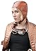 PROCOS Steampunk PU Leather Aviator Hat Vintage Pilot Cap with Ear Flaps Brown (Dark Brown)