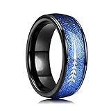 DESIGN: Hartmetall Ringhöhe polshed Finish abgeschrägte Kante 8mm klassischen Ehering. Ein perfektes Geschenk für jemanden.