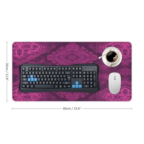 Mouse Pad Grande de Goma Antideslizante Estilo Lila miniatura 2