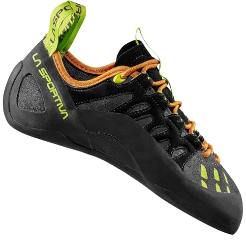 LA SPORTIVA Uomo Tarantulace Scarpe da Arrampicata, Carbon-Lime Punch, 44