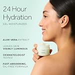 Aloe Extract & Vitamin B3 Gel Face Moisturizer For Fresh and Luminous Skin, 3.4 oz