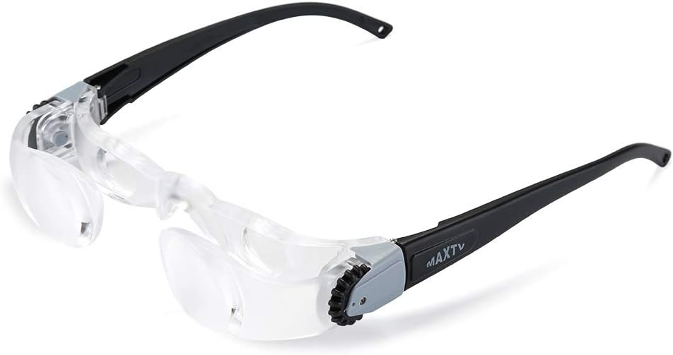 New Max TV Television Magnifying Glasses 2.1X 0 to +300 Degree Goggles Magnifier (Short-Sightedness)
