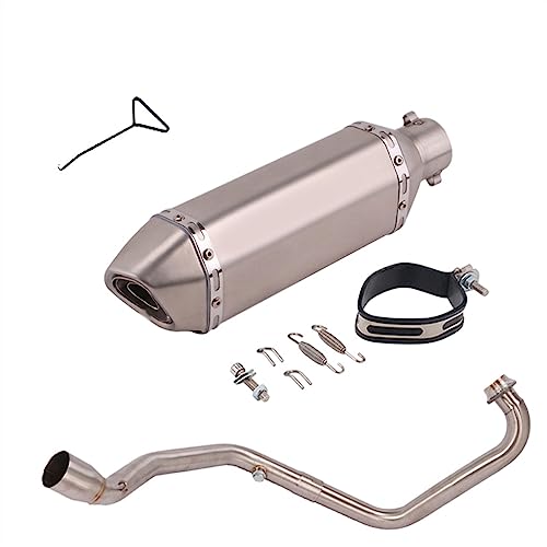 に適合するジクサー 250 ジクサー250 SF250 オートバイの排気フルシステムエスケープ修正されたフロントチューブミドルリンクパイプマフラー