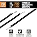 XSTRAP STANDARD 20 Pack Multiple Size Natural Rubber Tarp Bungee Straps Tie Down Cords with S Hooks Heavy Duty Ideal EPDM Bungee Cords for Outdoor, Tarp Covers, Canvas Canopies and Cargo
