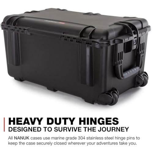 Image of Nanuk 965 Waterproof Hard Case with Wheels - Empty - Black (965-0001)