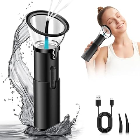 HeaDot Electric Ear Wax Removal, Retractable Water Ear Wax Cleaner, Effective Ear Cleaning Kit, IPX6 Ear Irrigation Flushing System, Ear Washer for Humans with 4 Pressure Modes Cover