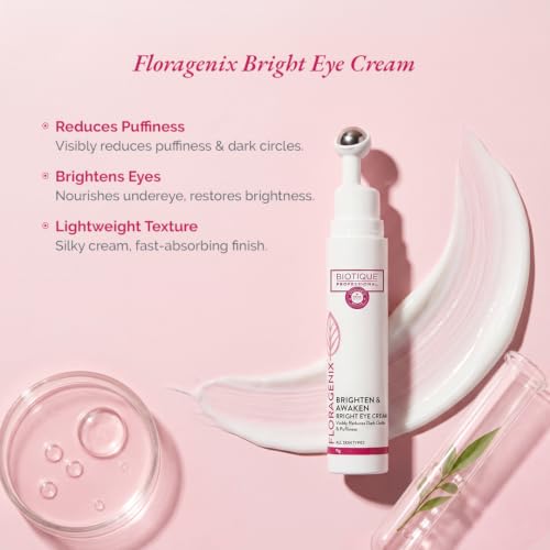 Image of Biotique Professional Floragenix Brighten & Awakens Bright Eye Cream 15g