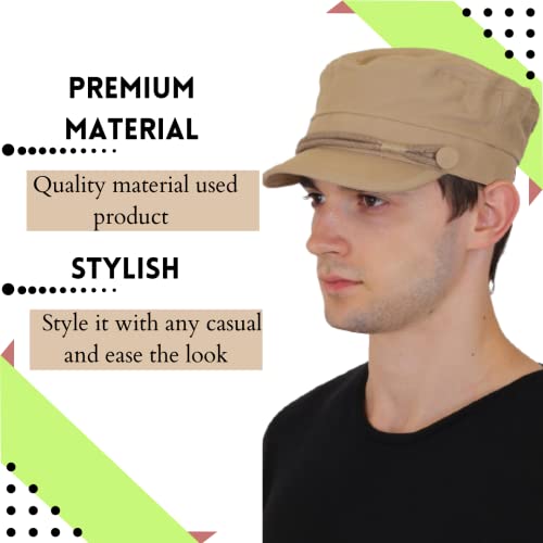 Image of NEON ROCK Men Women Stylish Dori Cap Stylish Premium Cotton Hat Cap for Summer, Winter, Spring, Autumn and All Activities, Freesize Pack of 1