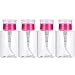Produktbild Rubywoo&chili 4 Stück 160ml Pumpe Leere Flasche Dispenser für Nagellack Entferner Flüssiger Flaschen Behälter, Rosa und Klar