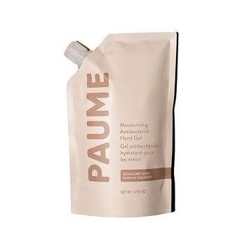 PAUME Moisturizing Antibacterial Sanitizer Hand Gel, Silicon & Paraben Free, No Artificial Fragrances & Vegan, Long-Lasting Hydration (17 Fl Oz)