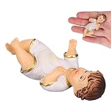 Statue de jésus catholique - le fond antidérapant vous aide à le placer fermement et ne glissera pas facilement, petite figurine de jésus