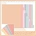 Dispowreath 6 Sets 8 Tab Discbound Dividers 8.5 x 11 Inch Letter Size Plastic Binder Dividers Multicolor 8 Colors for Office Subject Document(Pastel Color)