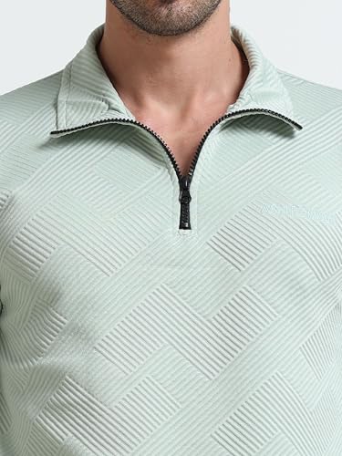 Image of Men's Linen Floral Printed Casual Cuban Collar Half Sleeve