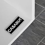 Casaria® Bücherregal mit 4 Fächer 106x30x30cm Kippschutz Bodenschoner 40kg Belastbarkeit Wohnzimmer Schlafzimmer Büro Regal Standregal Würfelregal Weiß