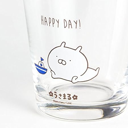 アウトレット 美品 限定品 うさまる ウォールマグ コップ グラス