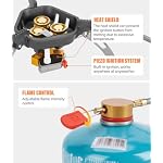 WADEO 7200W Windproof Camp Stove, Camping Gas Stove with Piezo Ignition - Image 4