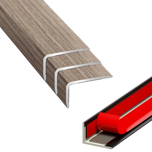 �t���A�g�����W�V�����X�g���b�v ���؂�� �� �A���~���� �ؖڒ� �t���[�����O �G�b�W�g���� �~���X�g���b�v ���ԃJ�o�[ 臒l�X�g���b�v �J�[�y�b�g �^�C�� ���E�ǁE�K�i�E����p �R�[�i�[�K�[�h(Light brown oak,L1200xW28xH12m