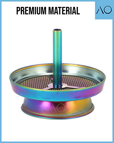 AO® Strainer Kaminaufsatz - Shisha Zubehör Für Perfekte Kohletemperatur - Aus Rostfreiem Edelstahl - Simpler Aufbau… – Bild 6