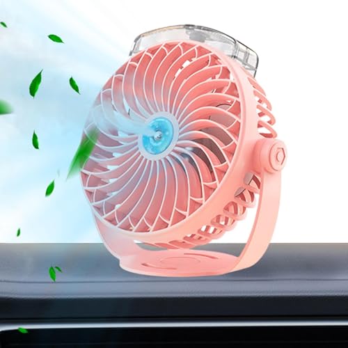 Riaisttd Ventilador de escritorio USB | Ventiladores circuladores de aire de mesa con rotación de 180 grados - Dispositivo de refrigeración compacto de escritorio para circulación de toda la