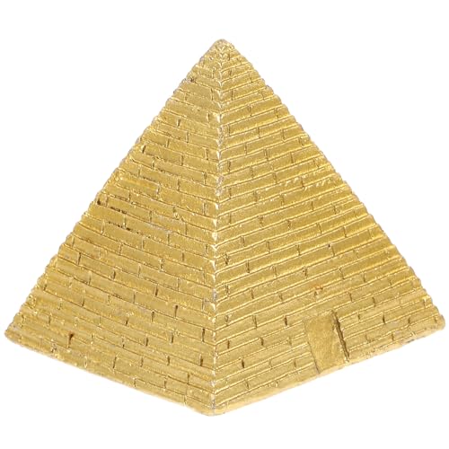 TOYZFRIENDY Kleine Goldene Ägyptische Pyramidendekoration Miniatur...