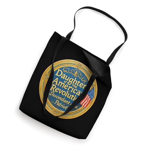 Bolso tipo tote Descendant of a Patriot Daughter Línea de la Revolución Americana miniatura 2