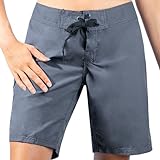 Kanu Surf Women's Marina Board Shorts, Slate Grey, 12