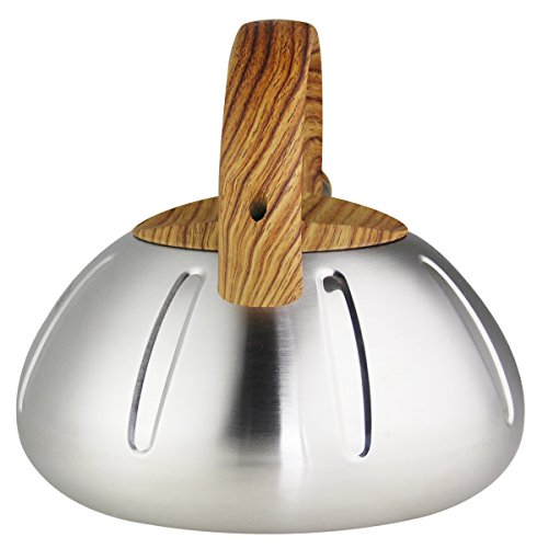 Riwendell Stainless Steel Whistling Tea Kettle 2.6-Quart StoveTop Kettle Teapot (GS-04038B-2.5L) - Thumbnail 6