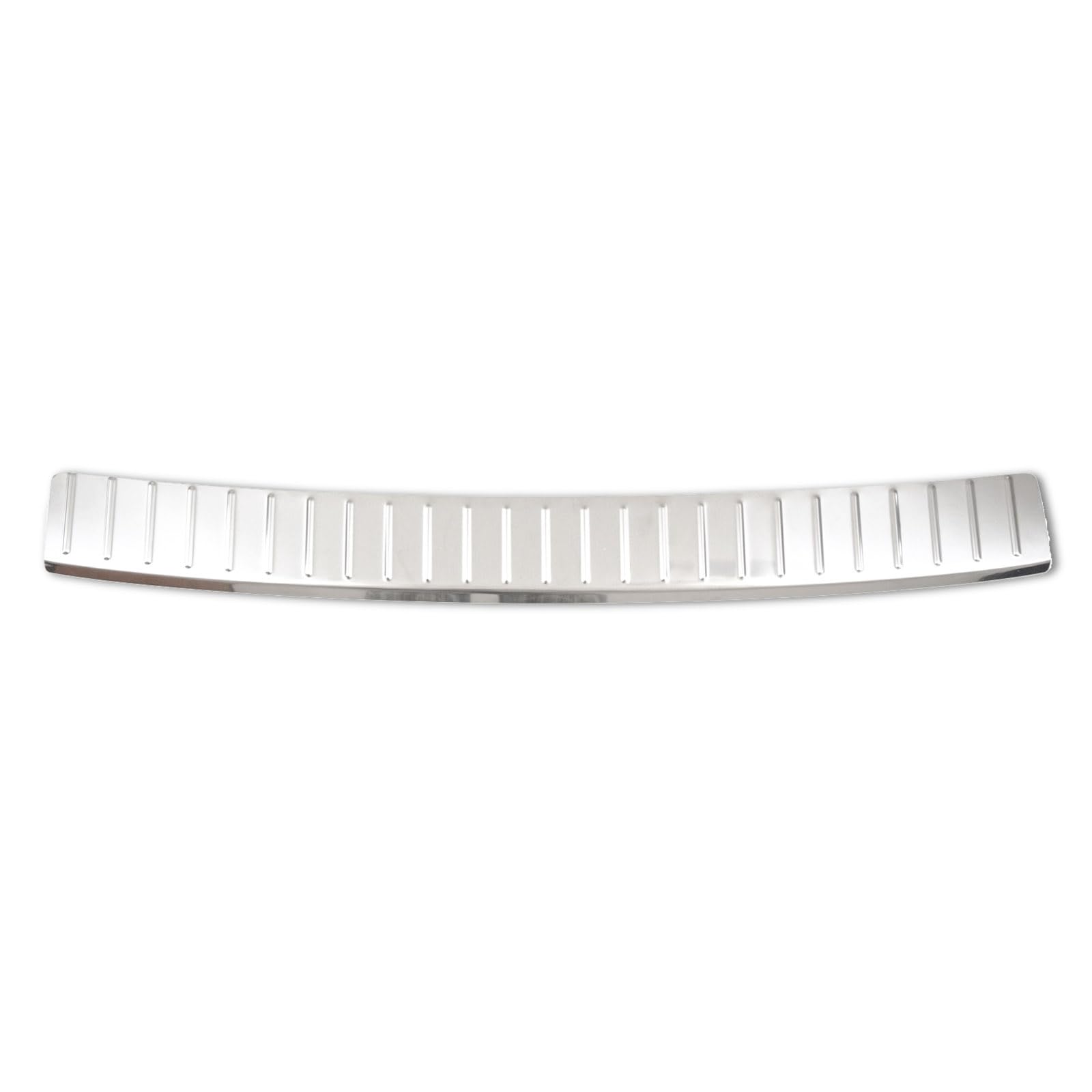 J&J AUTOMOTIVE Protezione Paraurti Posteriore per Volkswagen Golf 7 Break 2012-2019, su Misura, Salvabordo di Carico Antigraffio, Cromata