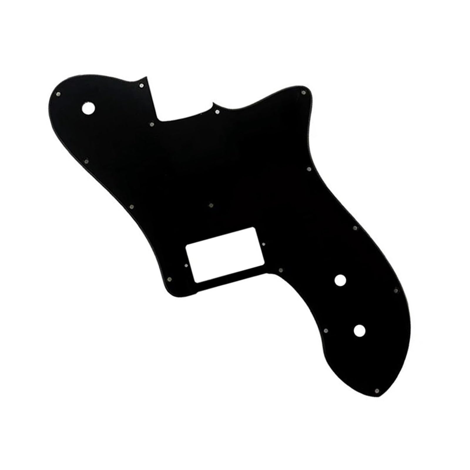 maskownica do gitary Części do gitary - Pickguard do gitary z przetwornikiem PAF Humbucker Zamienny Pick Muzyczny zamienny akcesorium(1Ply black)