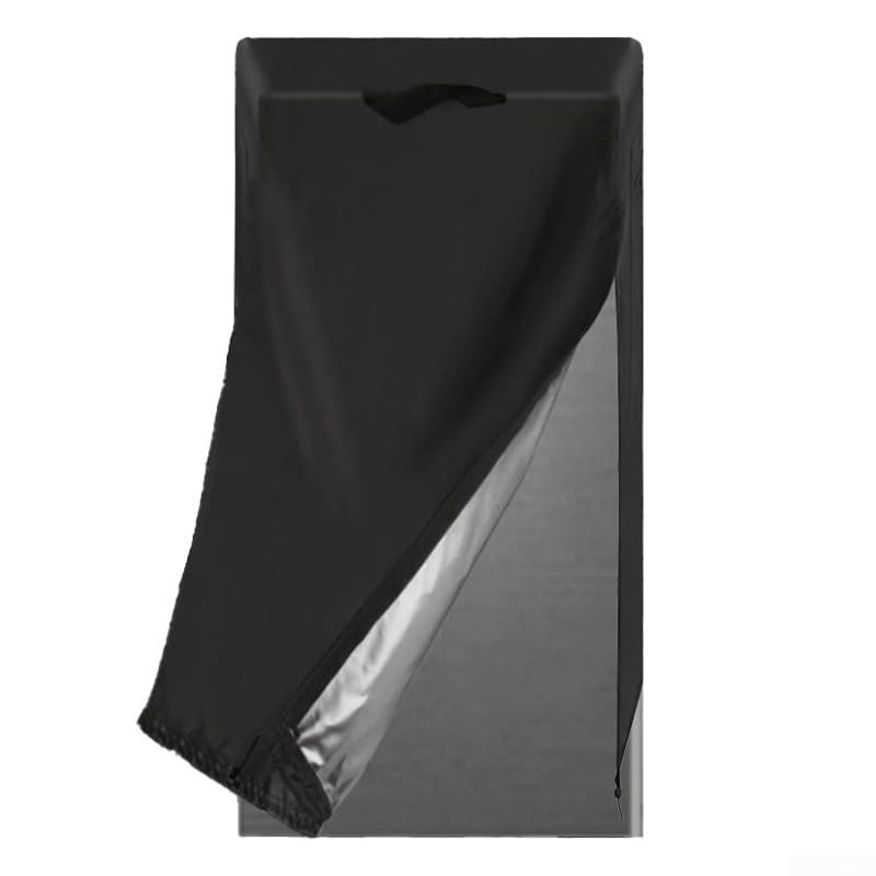 Hasaller Cubiertas para refrigerador, impermeables, a prueba de polvo, cubierta vertical para refrigeradores, cubierta de tela 210D, protector de nevera vertical (66 x 61 x 156 cm)