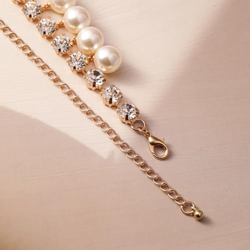 Image of Rubans Necklace Set American Diamond Zirconia Stylish Jewellery Gift for Women & Girls