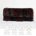 inchgrass Fox Faux Fur Blanket Luxury Fur Throw Blanket Sofa Fluffy Blanket Super Warm Elegant Cozy Fuzzy Throw Blankets for Couch,Armchair and Bed Washable Plush Blankets 74