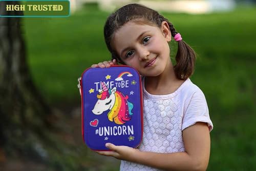 Image of DEOXY Unicorn EVA Pencil Case for Kids -New Pencil Pouch for Kids (CK24-3UN)