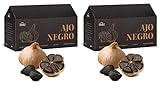 Familia Suárez Ajo Negro de Las Pedroñeras | Pack 2 cajas 4 cabezas | 100% Natural, Dulce y Fácil Digestión | Potente Antioxidante, Beneficios Circulatorio e Inmunitario | Producto Español Gourmet