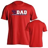 Sport Your Gear Dayton Flyers Dad Short Sleeve T-Shirt Red Large