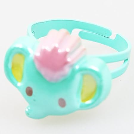 Amazon マイメロディ リング キッズ指輪 ゆびわ ぞうさん サンリオ キッズアクセサリーコーナー リング 指輪 おもちゃ
