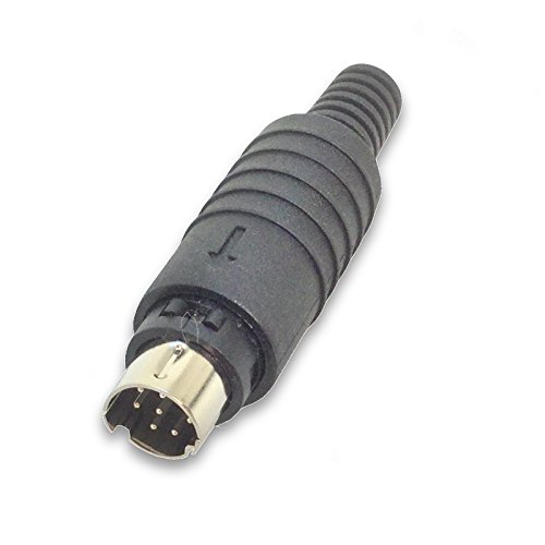 Image of 8 Pin Mini Din. Lumberg MP-371 S/8. Plastic Housing. Solder type