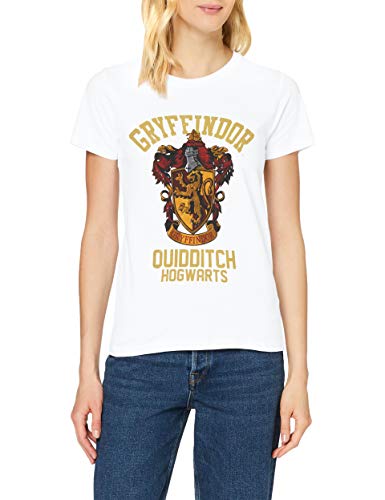 cotton division WOHAPOMTS016 Camiseta, Blanco, L para Mujer