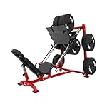 GarveeLife Leg Press Machine with Calf Block, Leg Press Machines for Home Gym, Squat Machine with Barbell Plate Storages, Professional Lower Body Workout Machine for Fitness and Strength Training