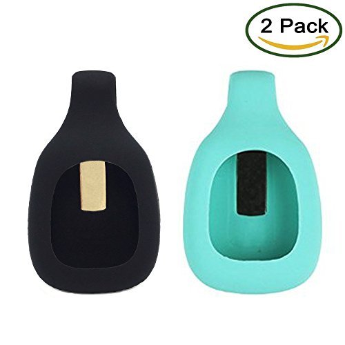 Fitbit Zip Clip By XXSCY, 2pcs Replacement Clip for Fitbit Zip Only (No tracker) (Black&Teal)