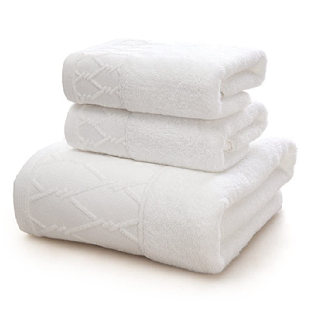 Bath Towel Set 1 Large Bath Towels 2 Hand Towels Soft Terry Towel Absorbent Bathroom Towels Shower Towel