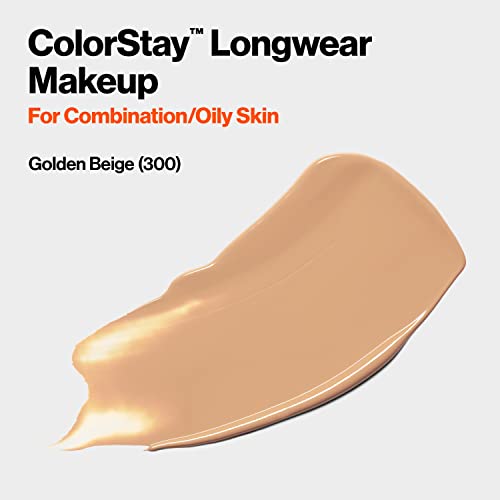 REVLON COLORSTAY MAKEUP COMB/OILY 300 Golden Beige, Golden,Beige, 30 ml (Pack of 1) - Image 2